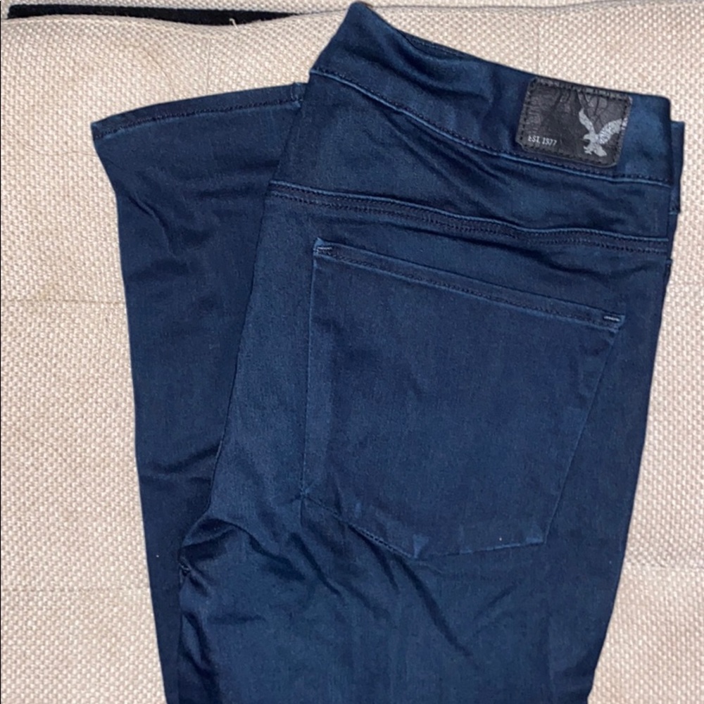 AE JEGGINGS LIKE NEW AEO SATEEN SIZE 6